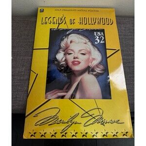 Marilyn Monroe USPS Commemorative Stamp Metal Paster Sealed